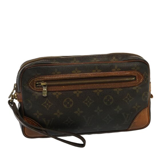 LOUIS VUITTON Monogram Marly Dragonne GM Clutch Bag - Picture 1 of 16
